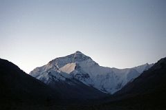 34 Everest North Face Before Sunrise From Rongbuk Monastery